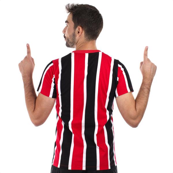 Imagem de Camisa de time Retromania Away 1991 São Paulo Vermelha Branca e Preta - Masculino