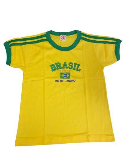 Imagem de Camisa do Brasil Bordada Adulto Unissex