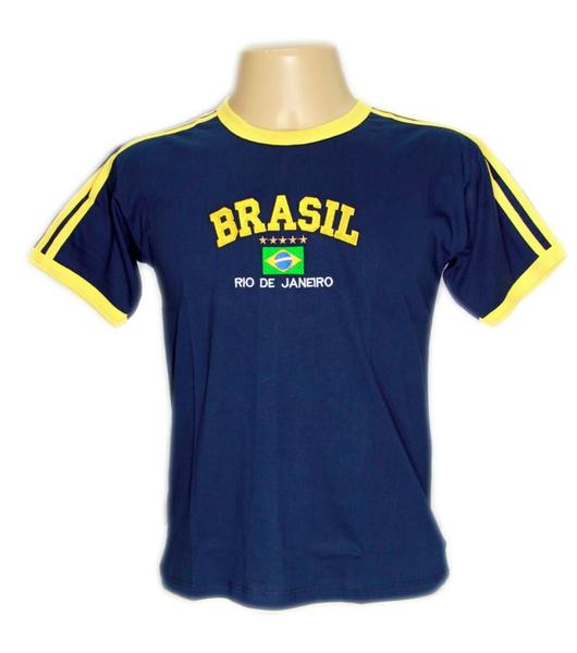 Imagem de Camisa do Brasil Bordada Adulto Unissex