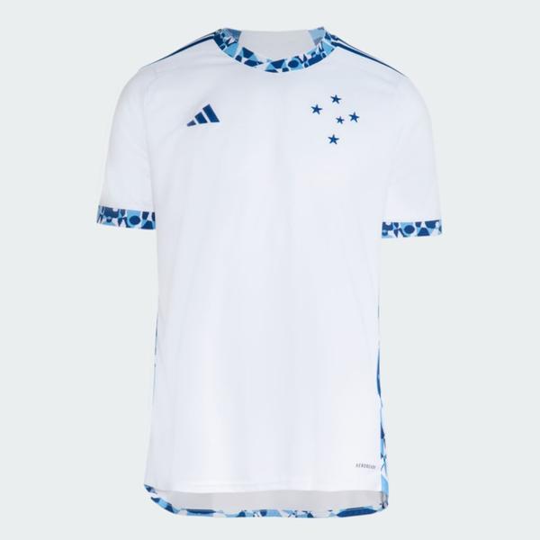 Imagem de Camisa do Cruzeiro Branca Uniforme Reserva 2024 / 25