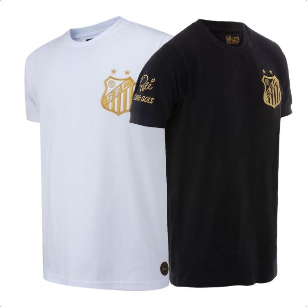 Imagem de Camisa Do Santos Comemorativa Do Rei Pelé Mil Gols Original