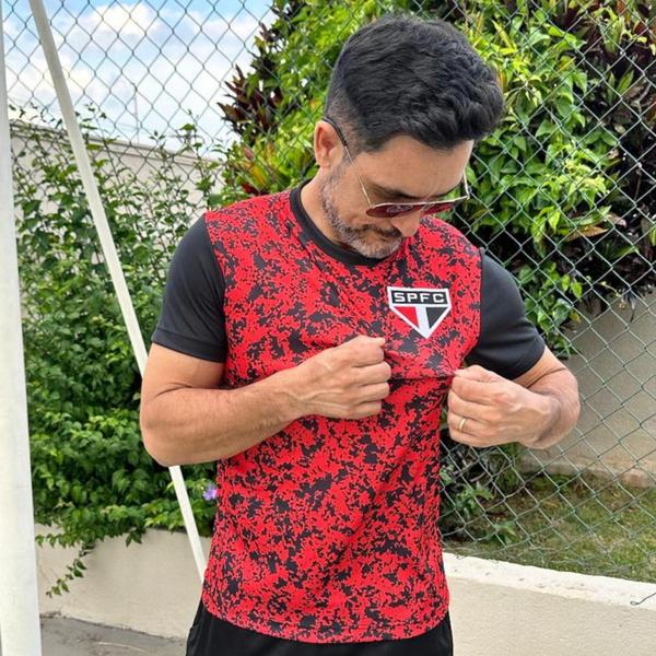 Imagem de Camisa do SÃO PAULO FC Original FAITH Oficial Licenciada Plus Size Dry Fit Camiseta Uv