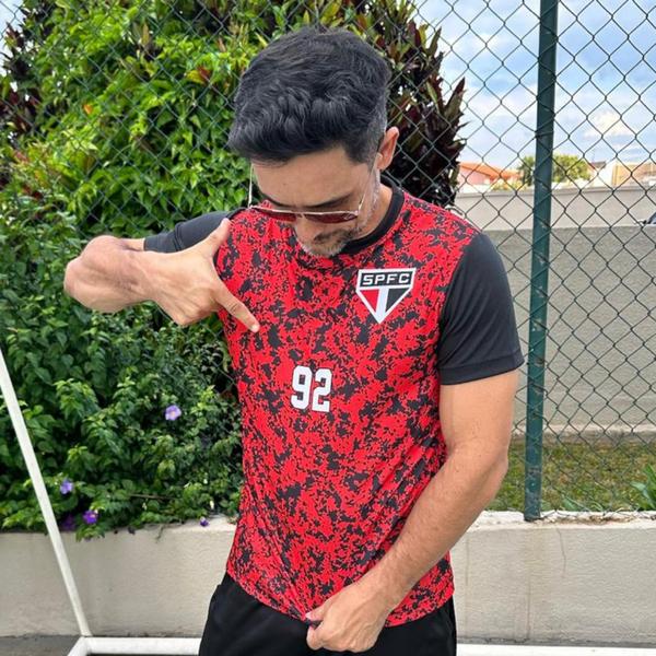 Imagem de Camisa do SÃO PAULO FC Original FAITH Oficial Licenciada Plus Size Dry Fit Camiseta Uv