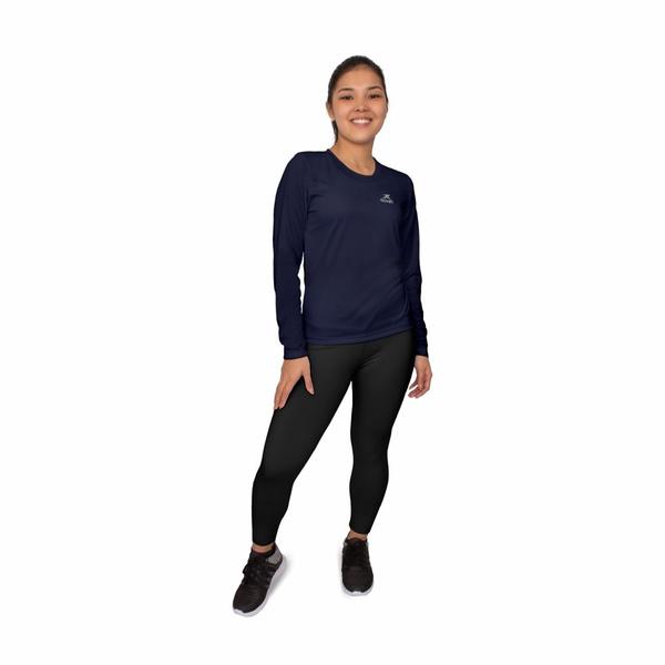 Imagem de Camisa Dry Basic LS Muvin Feminina - Proteção UV50 - Manga Longa - Corrida, Caminhada e Academia