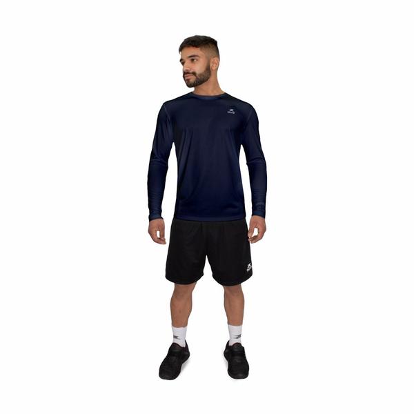 Imagem de Camisa Dry Basic LS Muvin Masculina - Proteção UV50 - Manga Longa - Corrida, Caminhada e Academia