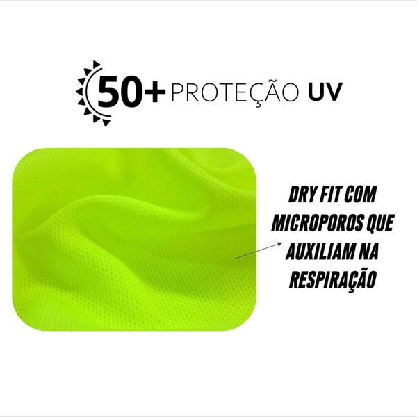 Imagem de Camisa dry fit academia feminina com proteção UV B36