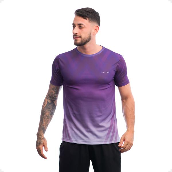 Imagem de Camisa dry fit academia masculina com proteção UV B35