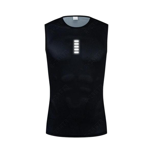 Camisa e Colete de Ciclismo Masculina - Reflexiva, Secagem Rápida e Branca Imagem de Camisa e Colete de Ciclismo Masculina - Reflexiva, Secagem Rápida e Branca