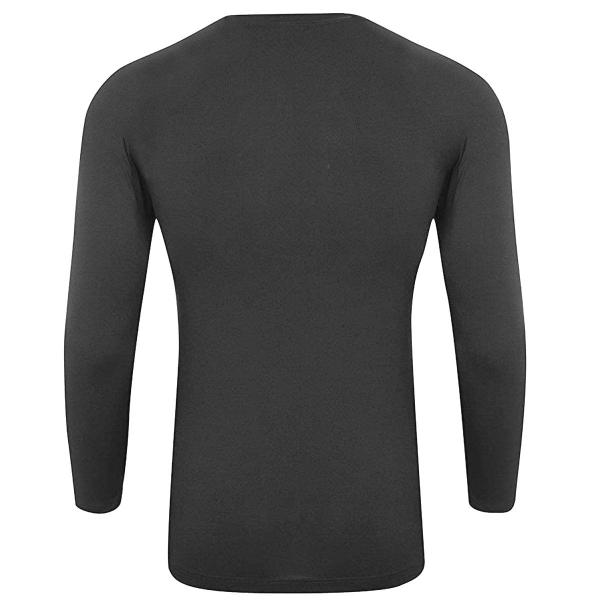 Imagem de Camisa Esportiva Proteçã Masculina Termica Segunda Pele Sol Esporte Preta Camiseta Original Reforçada Resistente Gelada