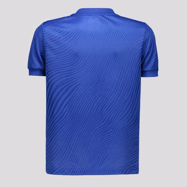 Camisa Esquadrão Bahia Jacquard Juvenil Azul - Esquadrao Imagem de Camisa Esquadrão Bahia Jacquard Juvenil Azul