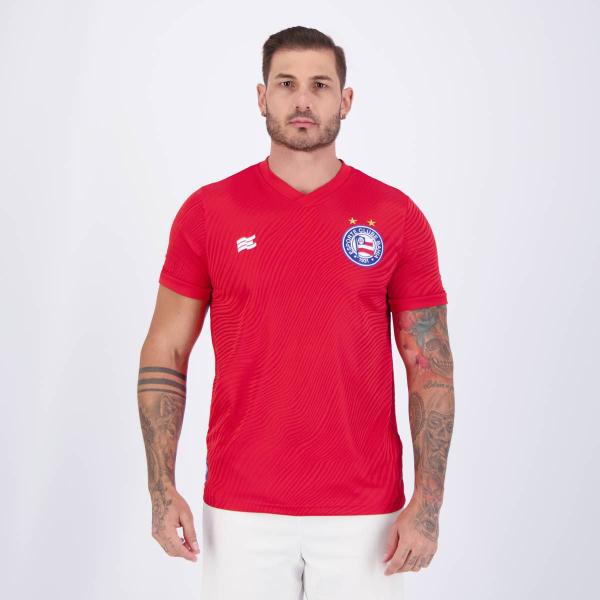 Imagem de Camisa Esquadrão Bahia Jacquard Vermelha