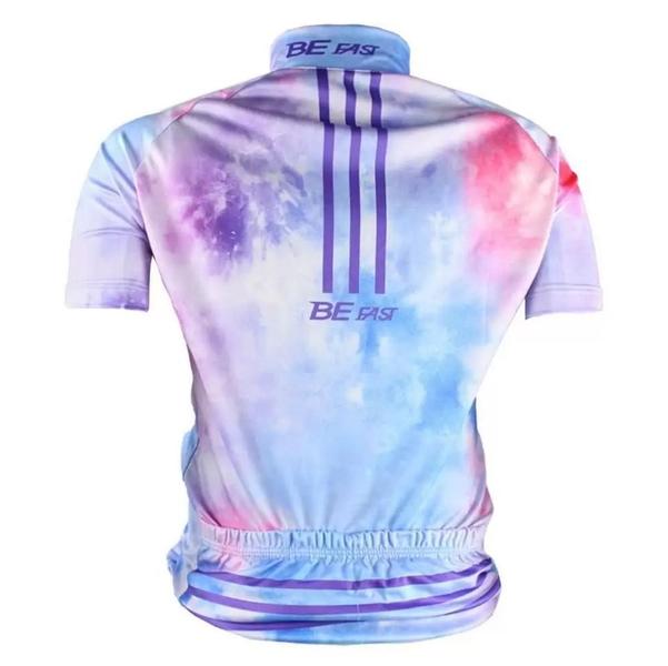 Imagem de Camisa feminina be fast azul/rosa