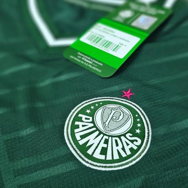 Imagem de Camisa feminina palmeiras verde oficial home iii licenciada