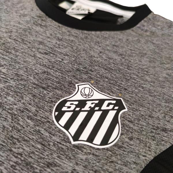 Imagem de Camisa Feminina Santos Loud Cinza E Preto Oficial