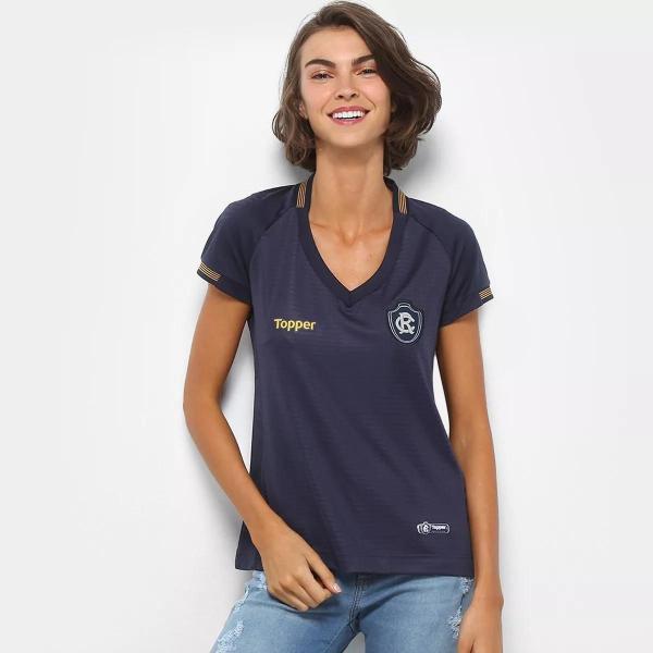 Camisa feminina topper remo 1 n 2018 azul Imagem de Camisa feminina topper remo 1 n 2018 azul
