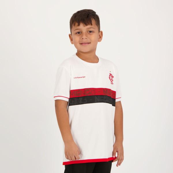 Imagem de Camisa Flamengo Approval Infantil Branca