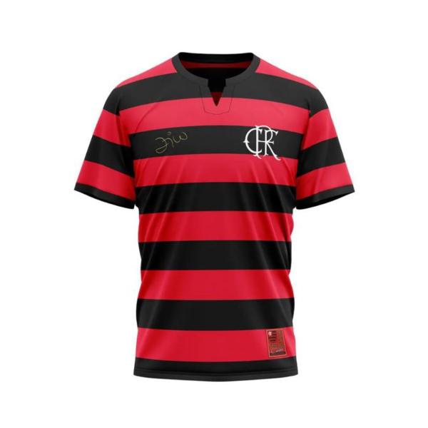 Imagem de Camisa Flamengo FlaTri Zico Retro Oficial Licenciada