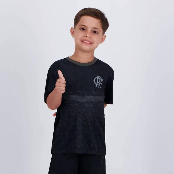 Imagem de Camisa Flamengo Gerson 8 Counselor Infantil Preta