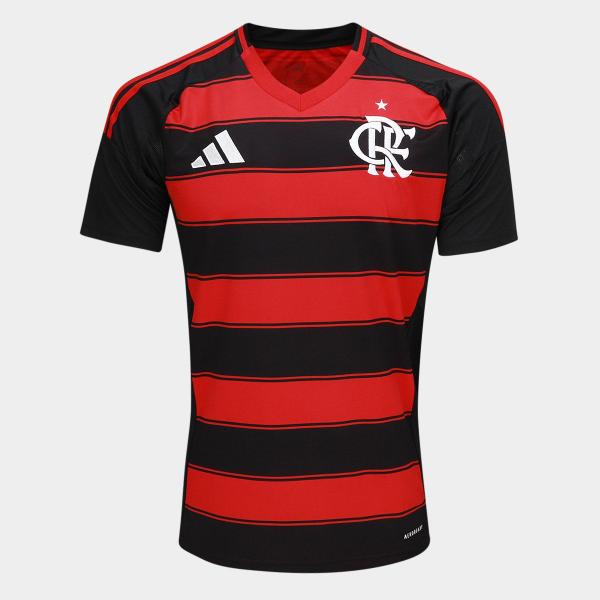 Camisa Flamengo I 25/26 s/n Torcedor Adidas Masculina Camisa Flamengo I 25/26 s/n Torcedor Adidas Masculina