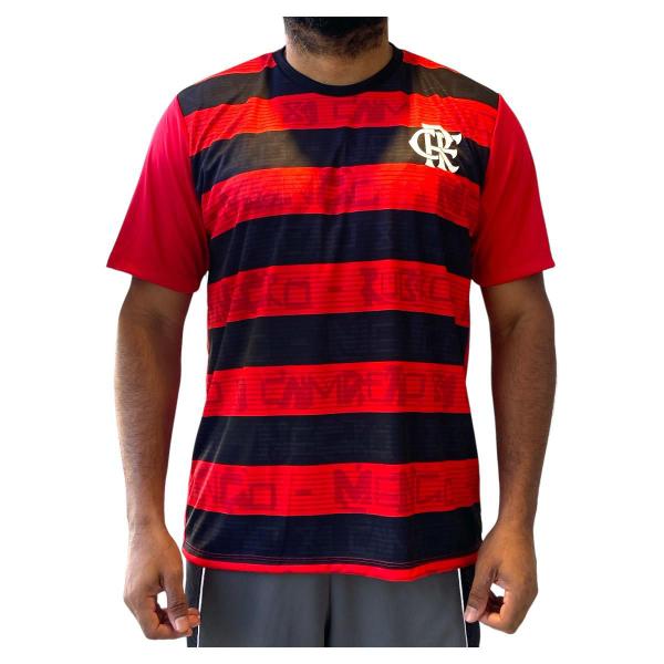 Camisa Flamengo Shout Masculina Oficial Licenciada Adulto - BRAZILINE Imagem de Camisa Flamengo Shout Masculina Oficial Licenciada Adulto