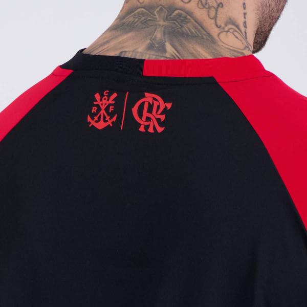 Imagem de Camisa Flamengo Vintém Preta e Vermelha