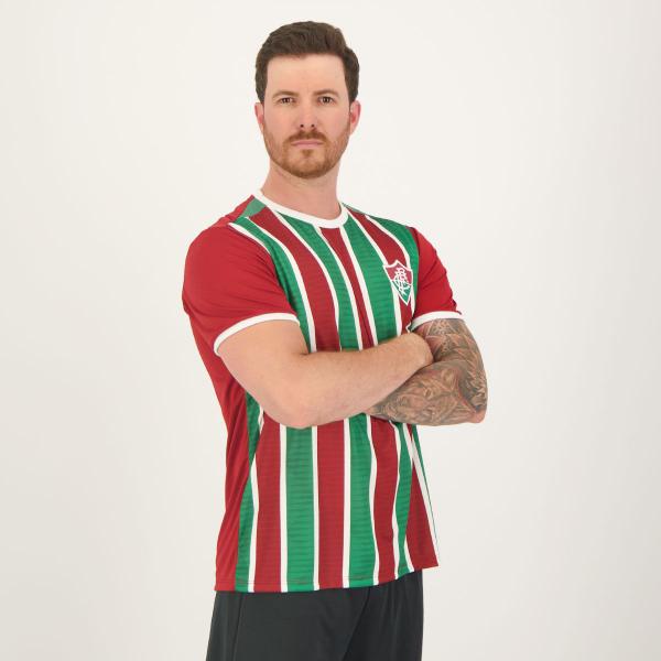 Imagem de Camisa Fluminense Epoch Branca Vinho e Verde