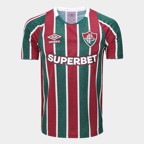 Camisa Fluminense I 24/25 s/n Torcedor Umbro Masculina Camisa Fluminense I 24/25 s/n Torcedor Umbro Masculina