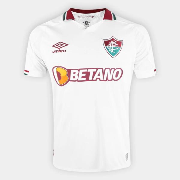 Imagem de Camisa Fluminense II 22/23 Umbro Masculina - Branco+Vinho