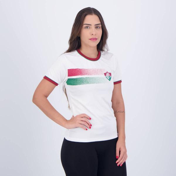 Imagem de Camisa Fluminense Path Feminina Branca