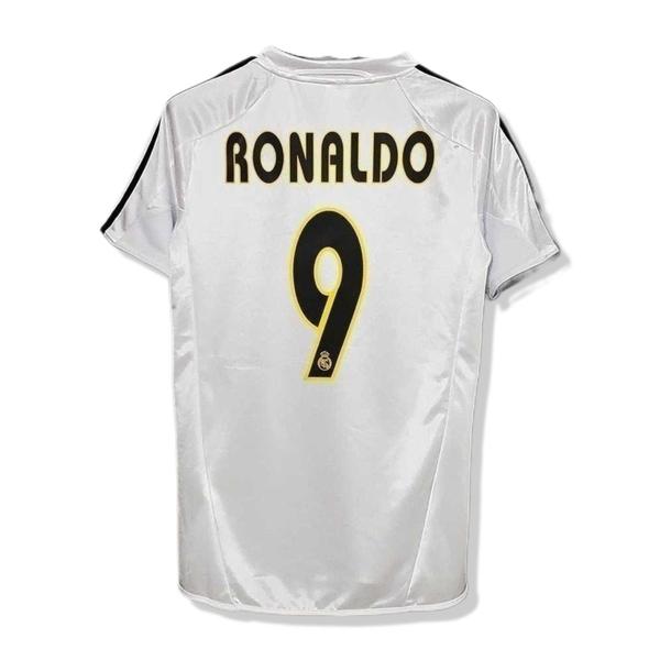 Imagem de Camisa Futebol Real Madrid Retrô Ronaldo Fenômeno 9 Oficial