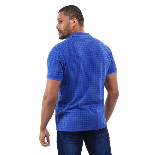 Camisa Gola Polo Xadrez Masculina Manga Curta Algodão - John Pull Imagem de Camisa Gola Polo Xadrez Masculina Manga Curta Algodão