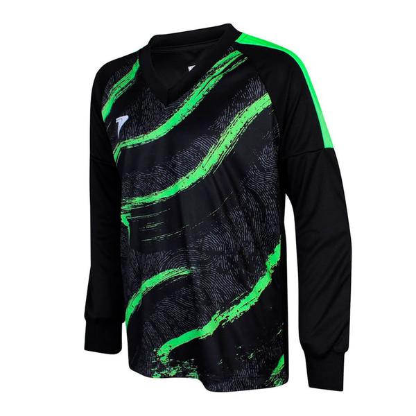 Imagem de Camisa Goleiro Infantil Poker Orbit Junior Preto/verde