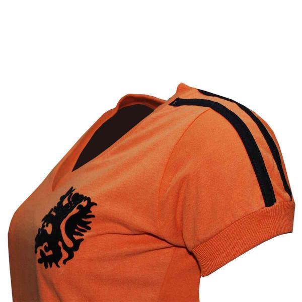 Imagem de Camisa Holanda 1974 Liga Retrô Feminina  Laranja G