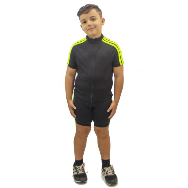 Imagem de Camisa infantil para Ciclismo com friso bolso na costa