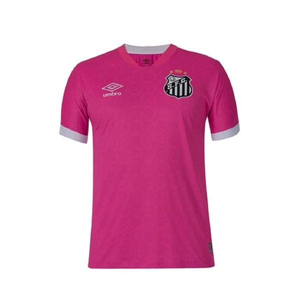 Imagem de Camisa Infantil Santos 2023 Outubro Rosa Umbro Original