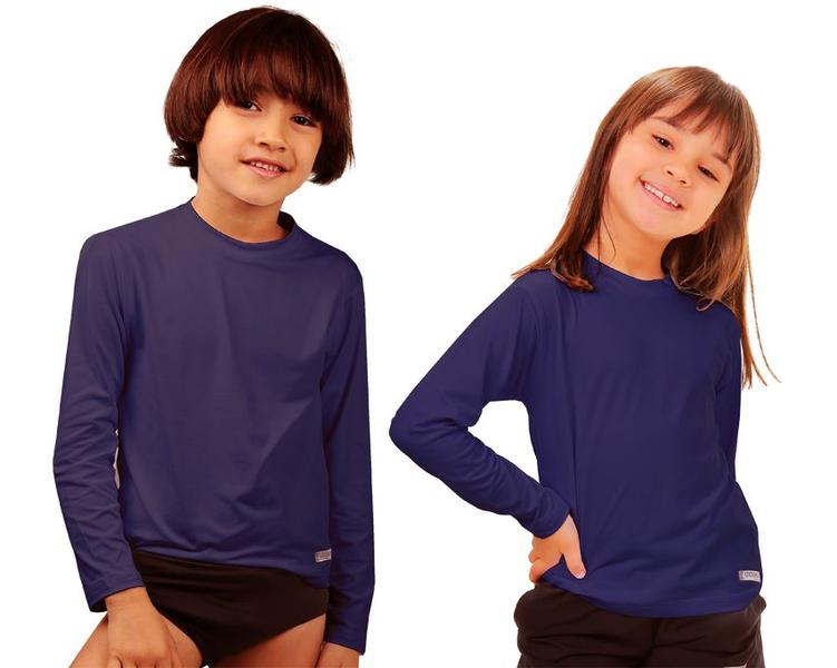 Imagem de Camisa Infantil Unisex Proteção Solar Uv 50+ Várias Cores