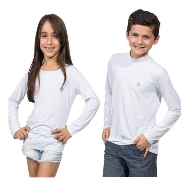 Imagem de Camisa Infantil UV - Branca G