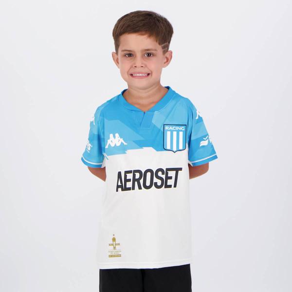 Imagem de Camisa Kappa Racing Club Third 2022 Infantil