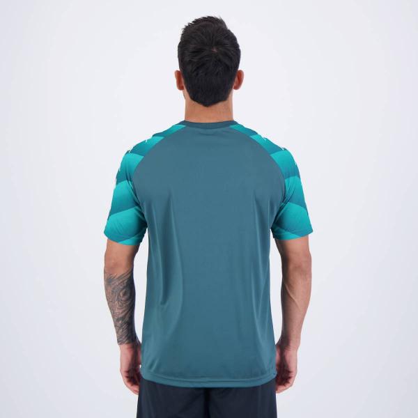 Imagem de Camisa Kappa Raglany Verde Escuro