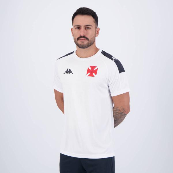 Imagem de Camisa Kappa Vasco Details Supporter 2024 Branca