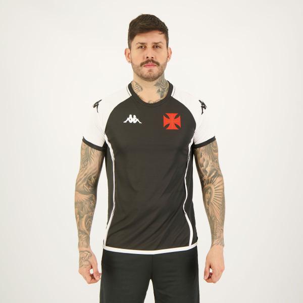 Imagem de Camisa Kappa Vasco Supporter Basic Preta