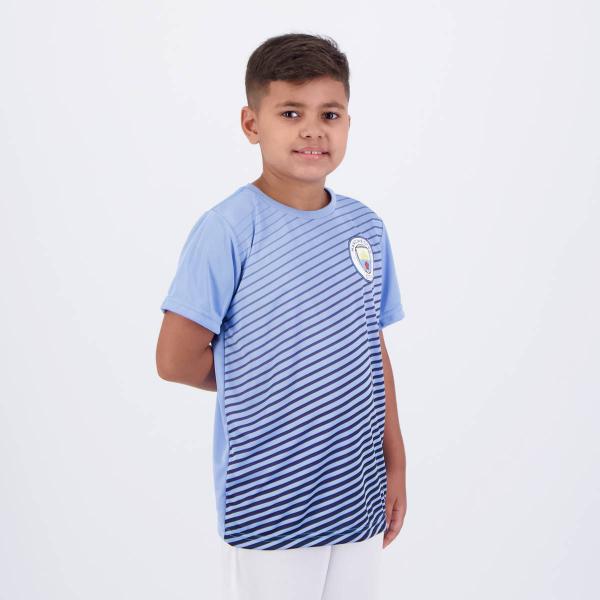 Imagem de Camisa Manchester City Basica Juvenil Azul