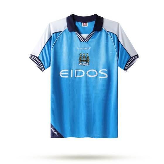 Imagem de Camisa Manchester City Retro 1999-2001