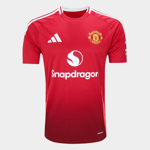 Camisa Manchester United Home 24/25 s/n Torcedor Adidas Masculina Camisa Manchester United Home 24/25 s/n Torcedor Adidas Masculina