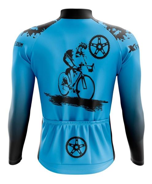 Imagem de Camisa Manga Longa Ciclismo Bike Bicicleta Masculino C/ Proteção UV