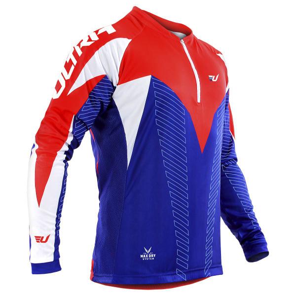 Camisa Manga Longa Esportiva Ciclismo Max Dry Ultra Bikes Tamanhos P M G GG Imagem de Camisa Manga Longa Esportiva Ciclismo Max Dry Ultra Bikes Tamanhos P M G GG