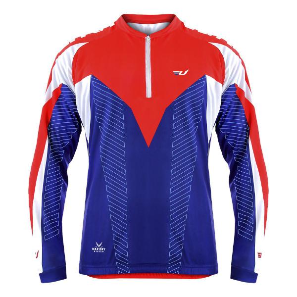 Camisa Manga Longa Esportiva Ciclismo Max Dry Ultra Bikes Tamanhos P M G GG Imagem de Camisa Manga Longa Esportiva Ciclismo Max Dry Ultra Bikes Tamanhos P M G GG