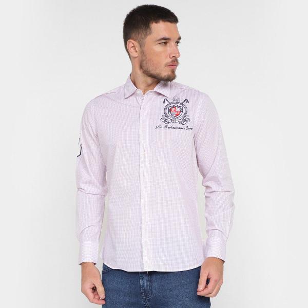 Camisa Manga Longa Pacific Blue Masculina Camisa Manga Longa Pacific Blue Masculina
