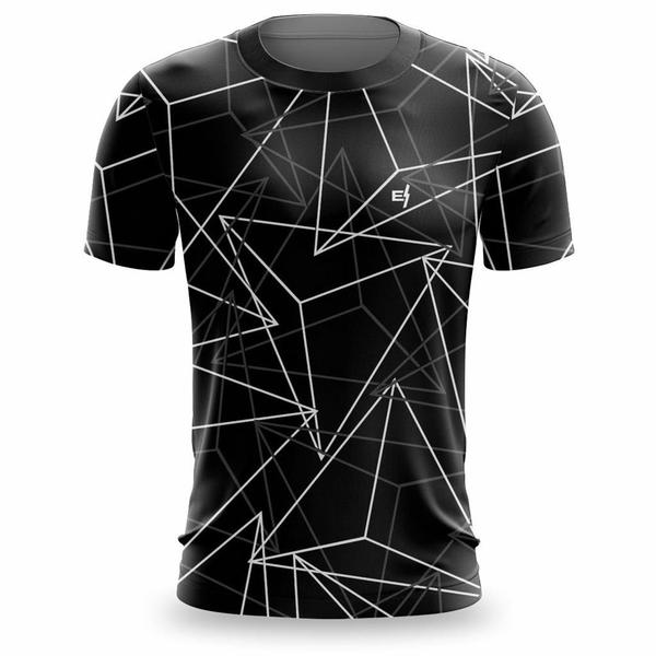 Imagem de Camisa Masculina Academia Dry Corrida Evapora suor Fitness Proteção UV