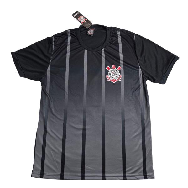 Imagem de Camisa Masculina Corinthians Timão Diamond Reverse Gray Preto SPR